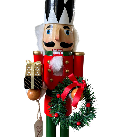 Sleigh Hill NUTCRACKER SOLDIER 22in Wood Christmas Holiday NEW - Picture 3 of 14